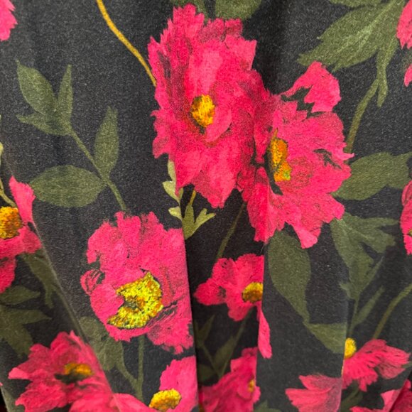 Alice and Olivia GAIA BLOUSON SLEEVE SWEATSHIRT in California Poppy - Picture 4 of 4